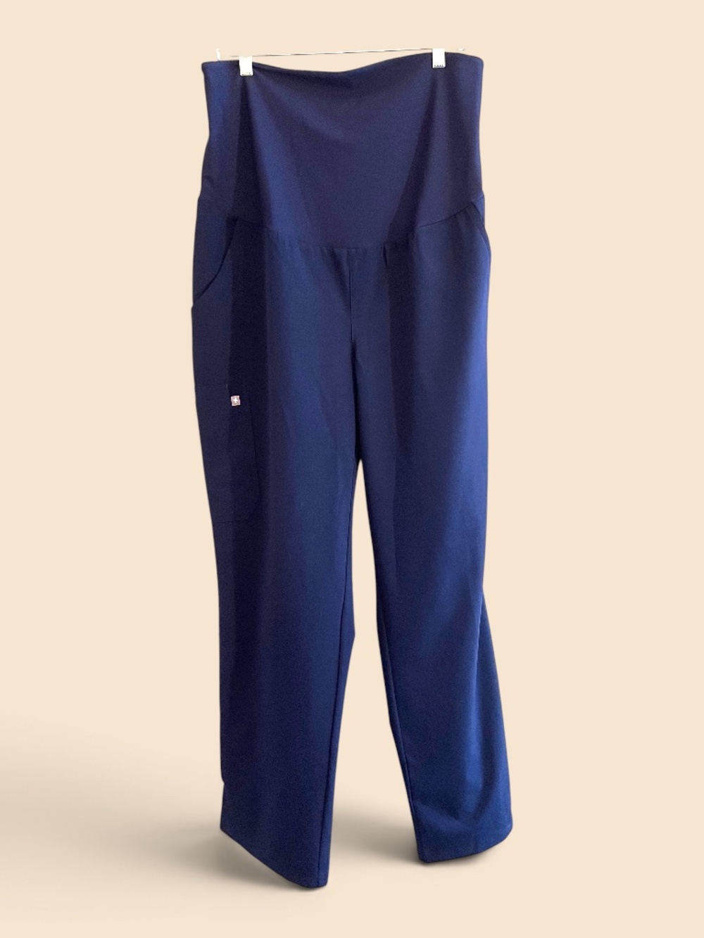 Figs Kade Navy Maternity Scrub Bottoms Size LT